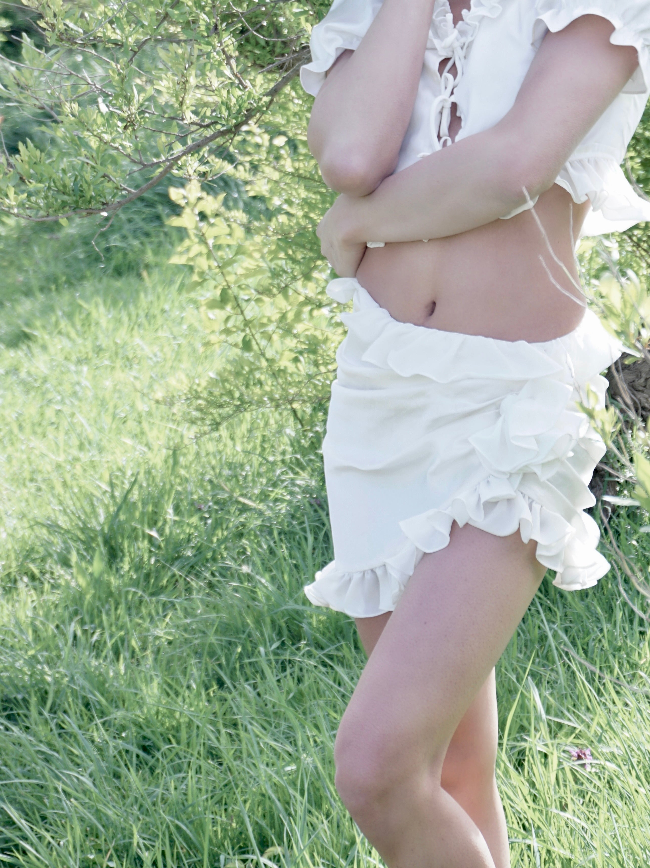 Fleur Blanche Skirt